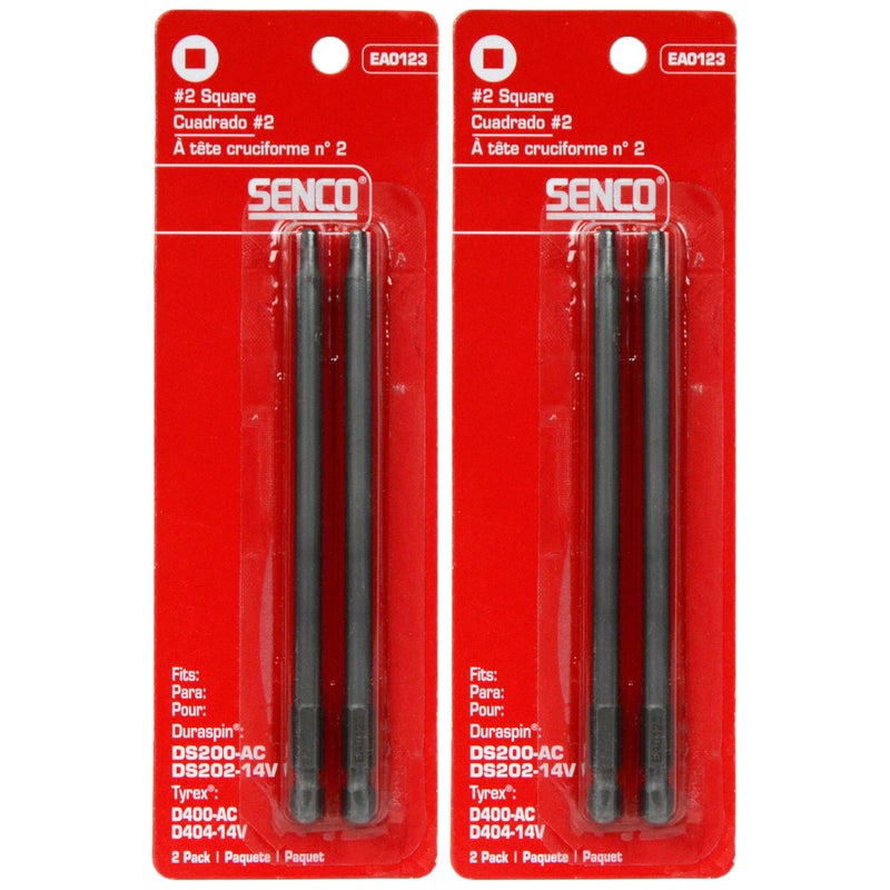 Senco EA0123 DuraSpin #2 Square Bits for DS200 (2 - 2 Packs) - Image 1